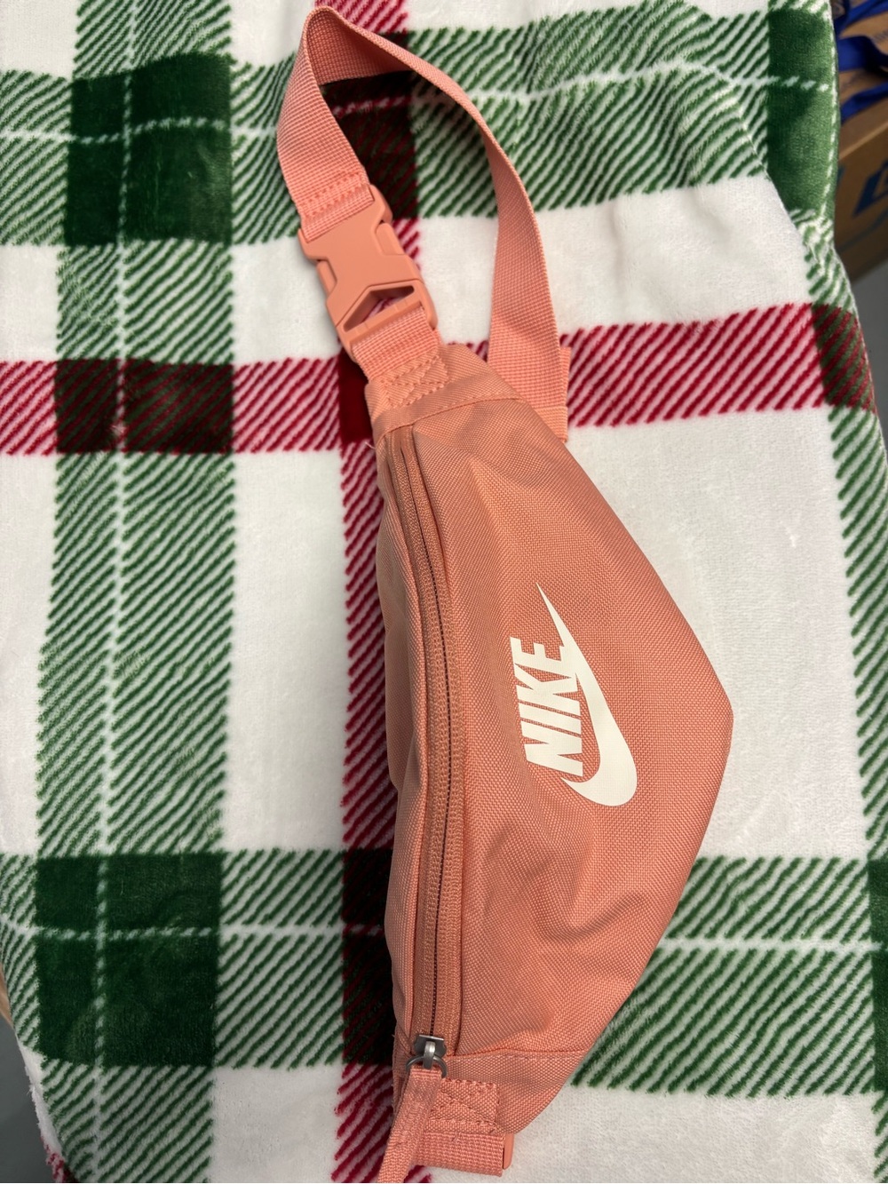 Nike Peach Pink Crossbody/Fanny Pack with White Swoosh